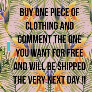 BUY ONE GET ONE SALE !!